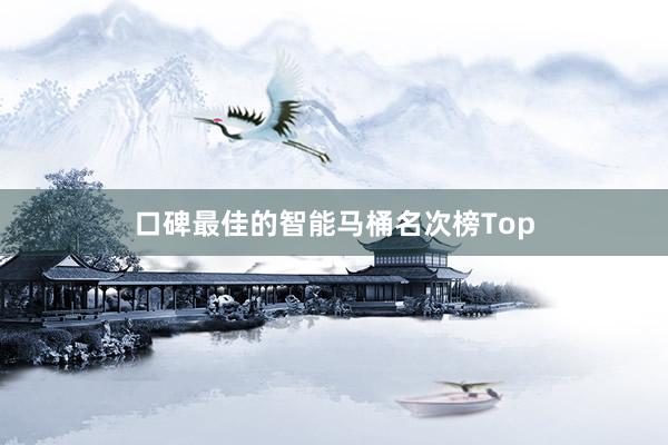 口碑最佳的智能马桶名次榜Top